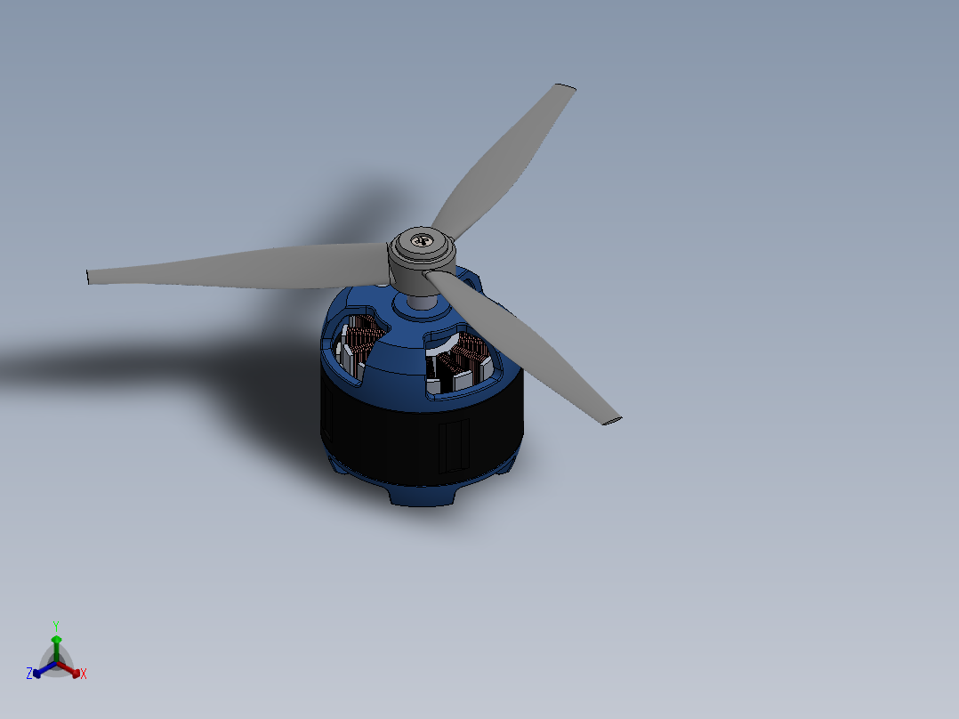 螺旋桨(26)正等轴测图