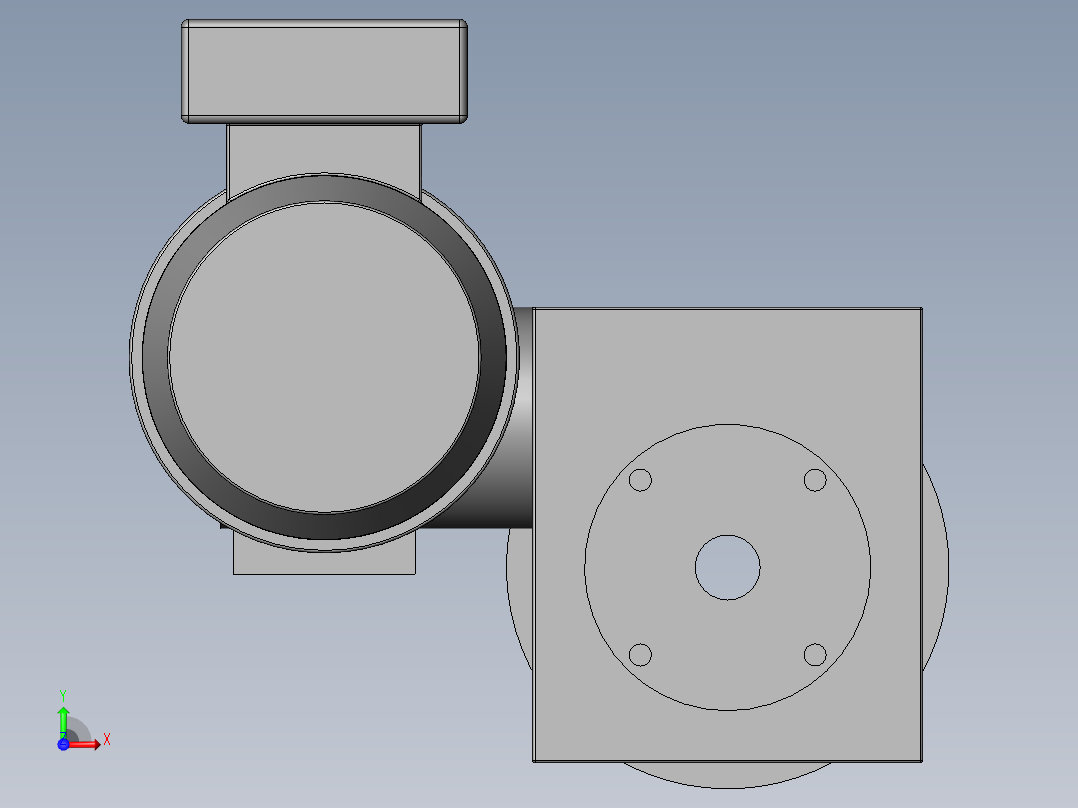 减速电机前视图
