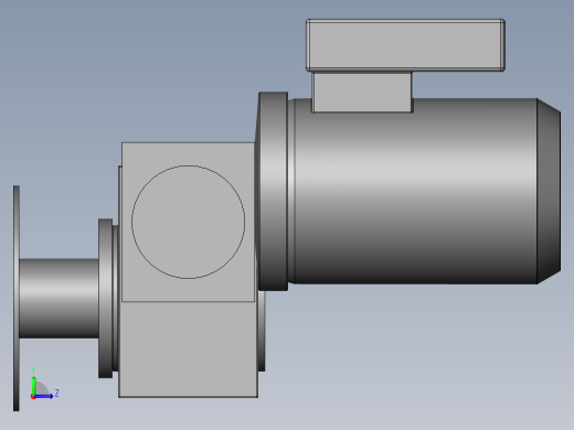 减速电机左视缩略图