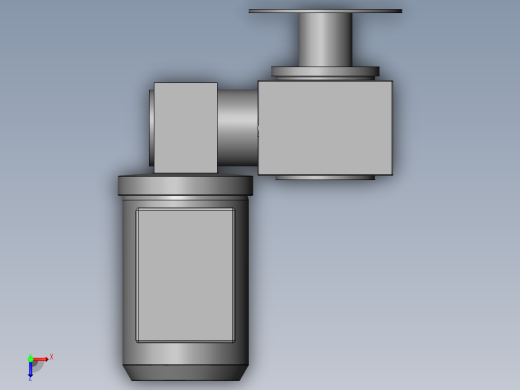 减速电机俯视缩略图