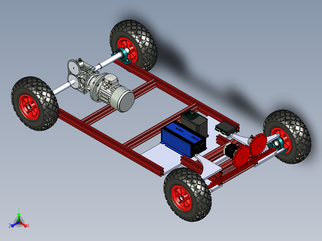 B3003930-电动车底盘