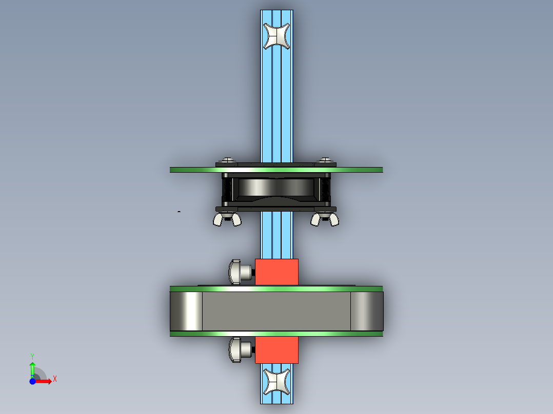 B2004467-模块化 Mac mini 安装支架前视图