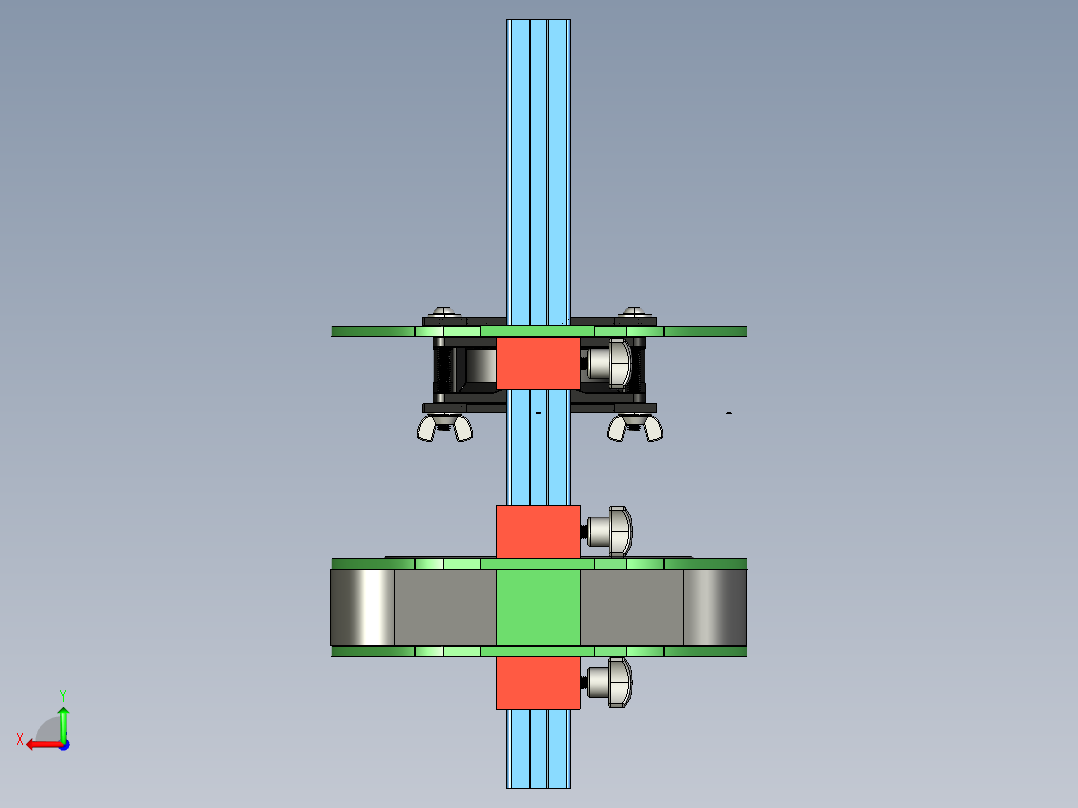B2004467-模块化 Mac mini 安装支架后视图