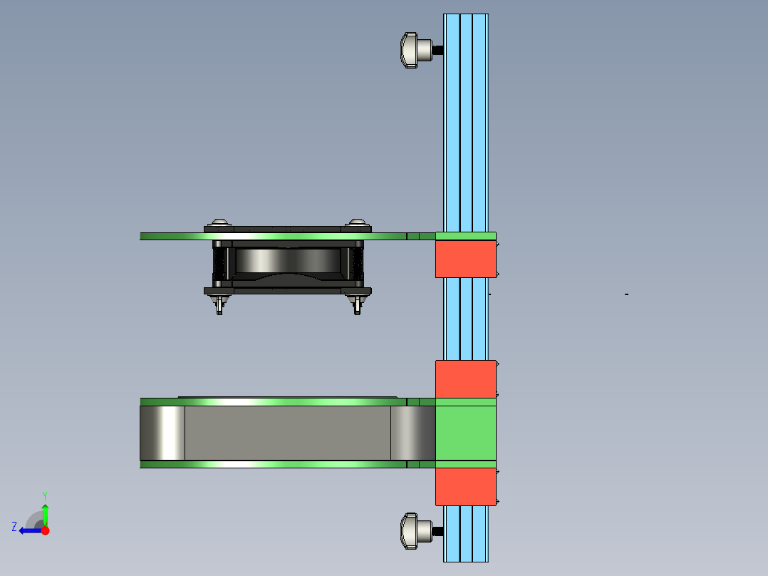 B2004467-模块化 Mac mini 安装支架右视图