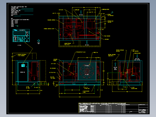 螺杆空压机总图