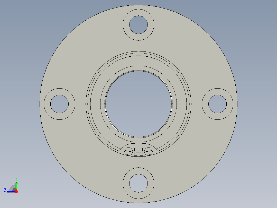 带座轴承BGRBB6804ZZ-35右视图