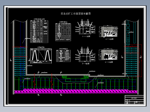 范各庄煤矿1.2Mta新井设计含6张CAD图