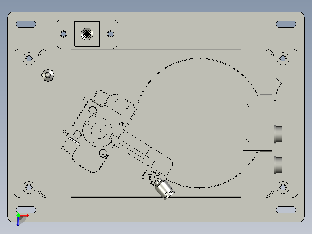 SLSJ-070-0000供料机组件俯视图