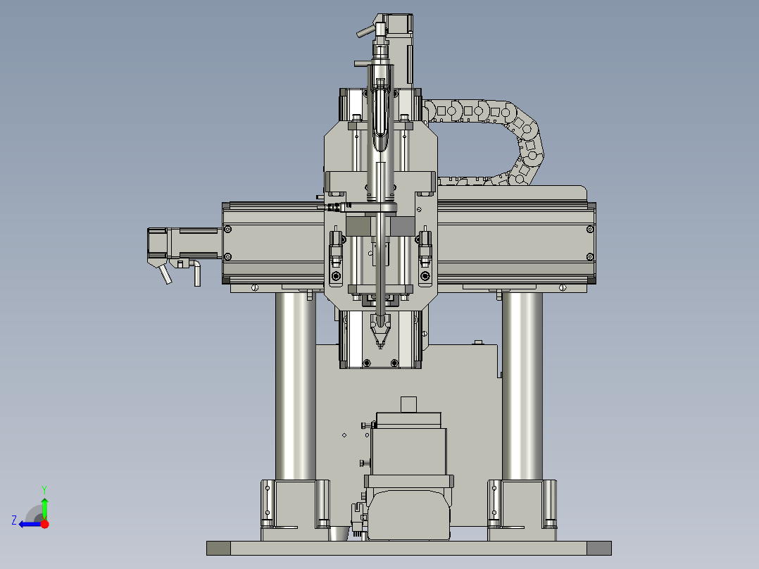 锁螺丝机构-A右视图