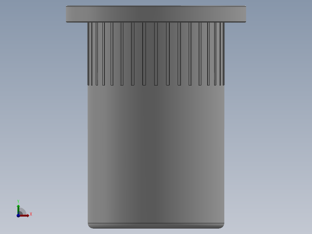 铆钉螺母M3-M12前视图
