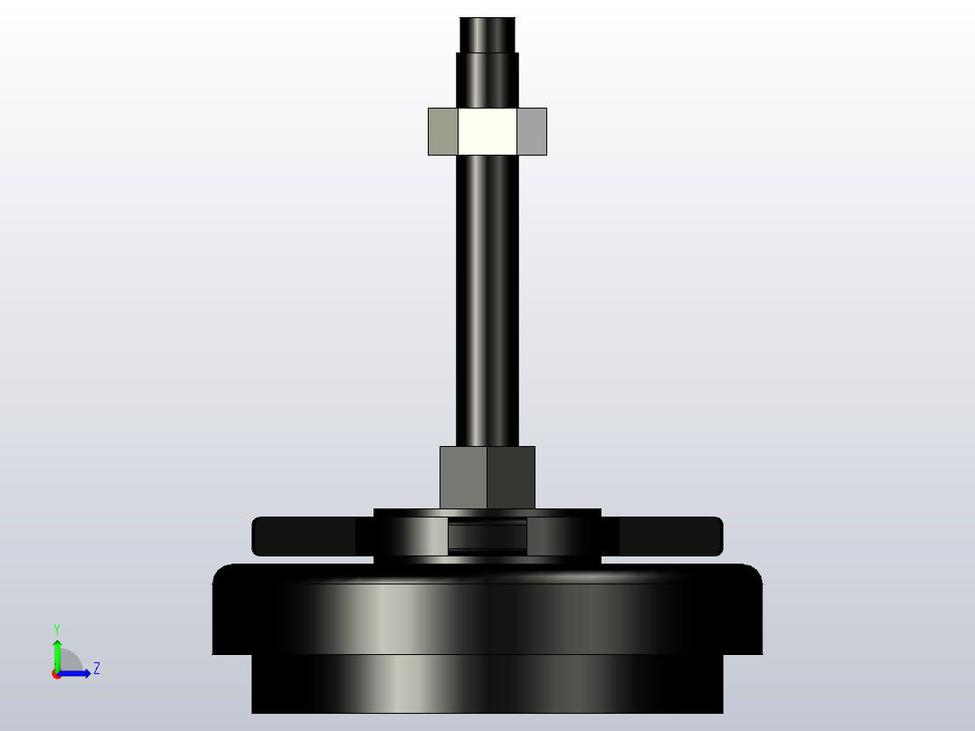 脚杯WAM04-D140-M16-L100左视图