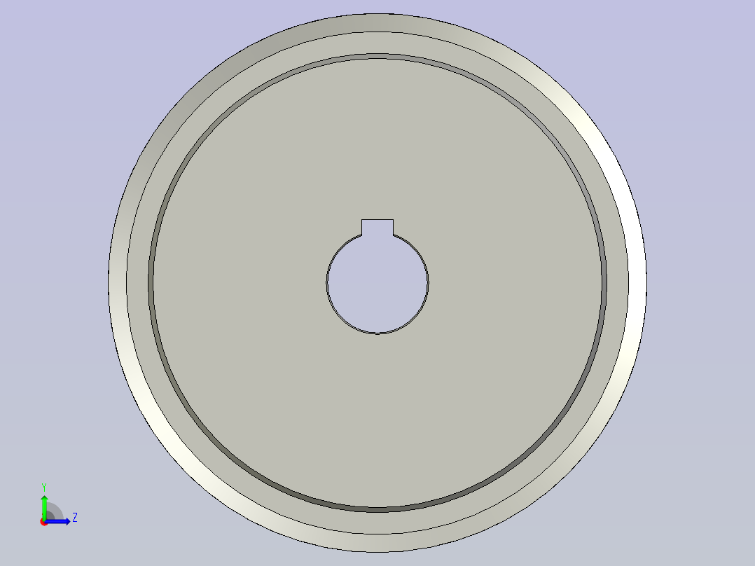 标准型半圆弧形齿同步带轮S8M型SS8MHK-50-40-dk25-A左视图