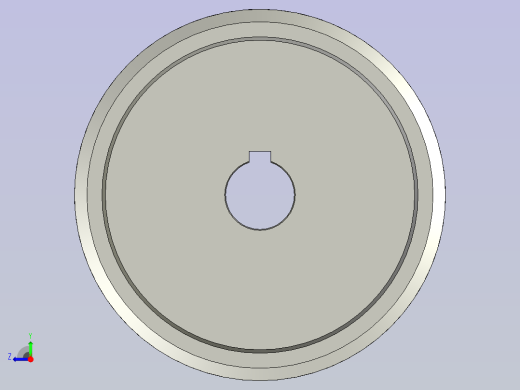 标准型半圆弧形齿同步带轮S8M型SS8MHK-50-40-dk25-A右视缩略图