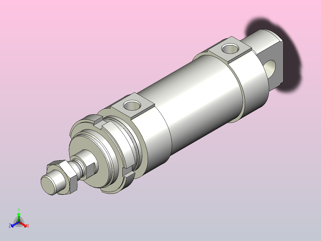 FESTO气缸DSNU-50-40-PPS-A---_0_正等轴测图