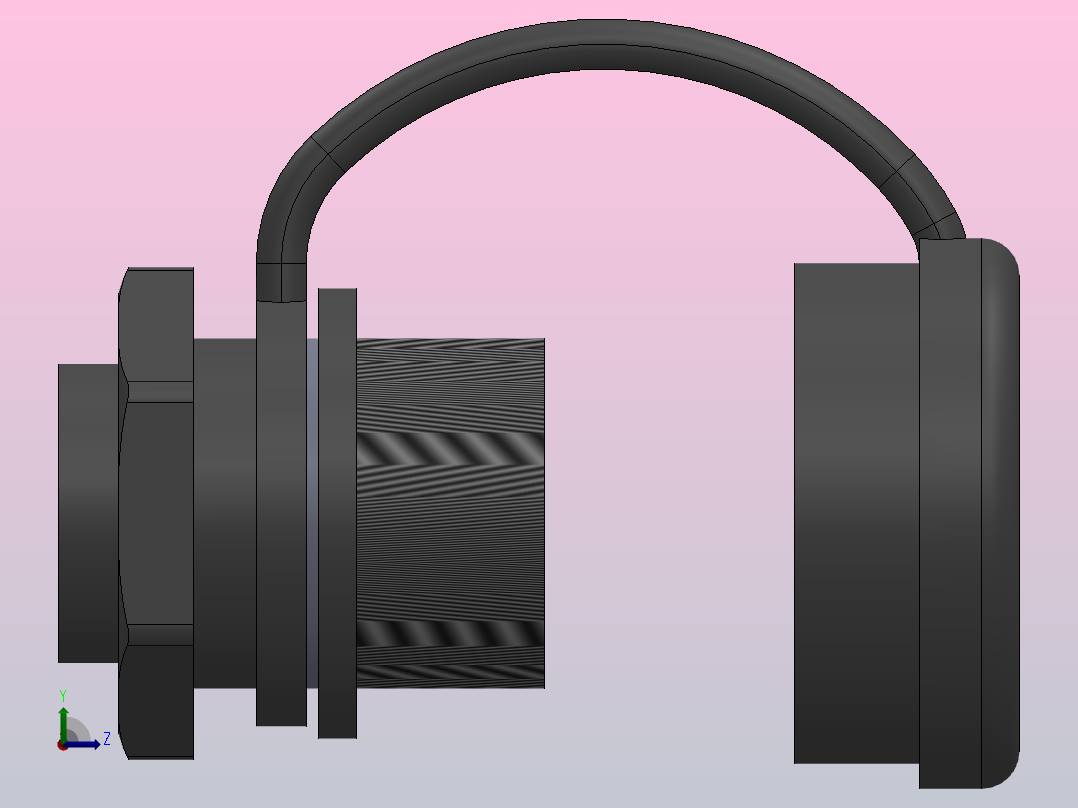 ST1212P[ST1212P-09]航空插头，多芯接头，连接器左视图