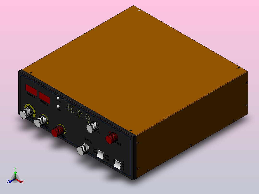 探索号捕鱼机-逆变器正等轴测图