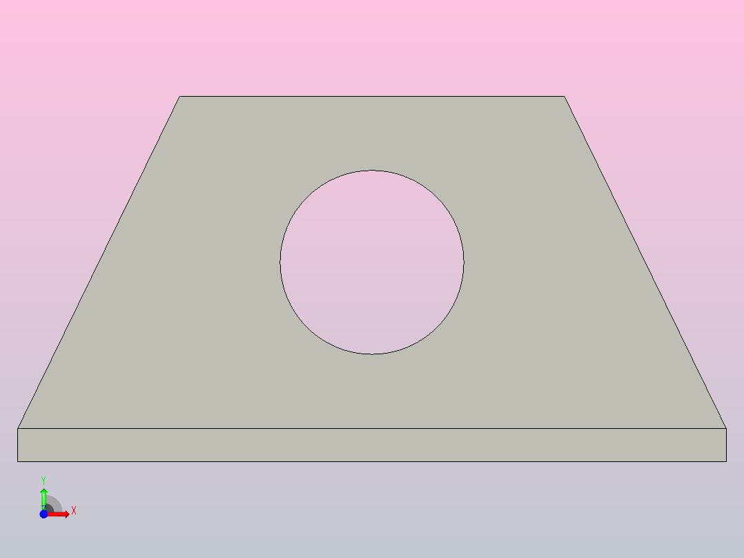 笔型气缸安装支架附件F-PB10LB(10)X前视图