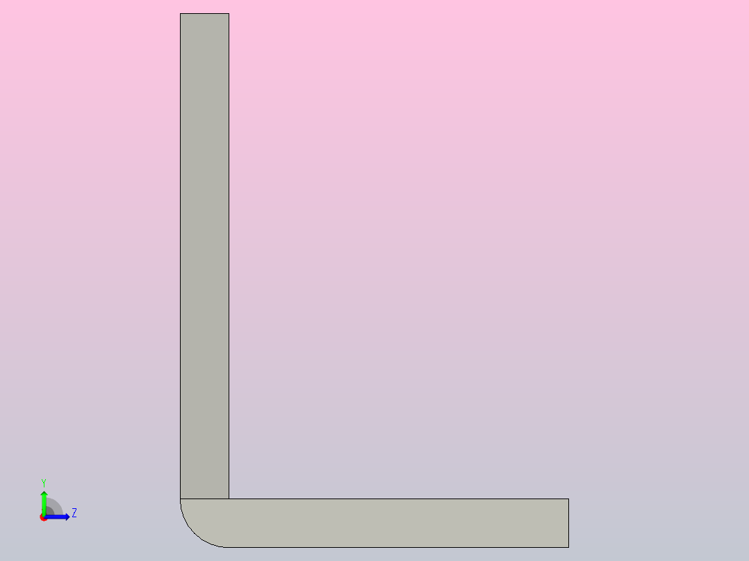 笔型气缸安装支架附件F-PB10LB(10)X左视图