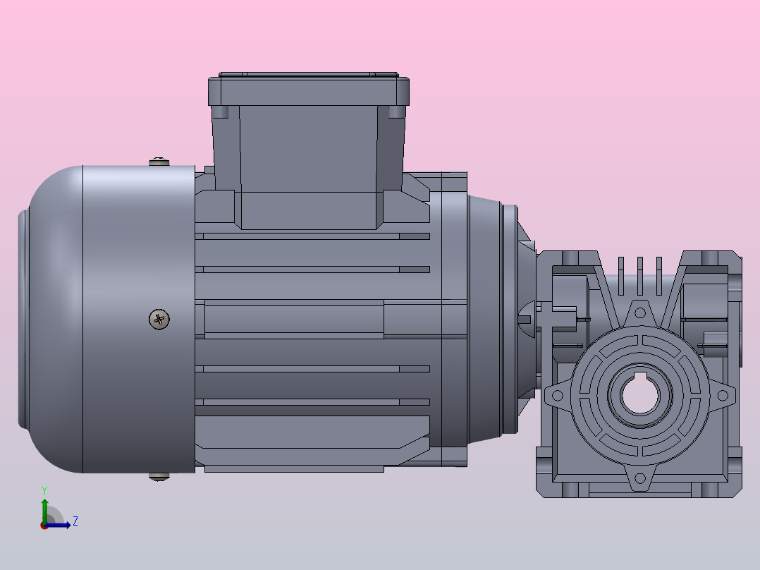 简单输送机1000mm左视图