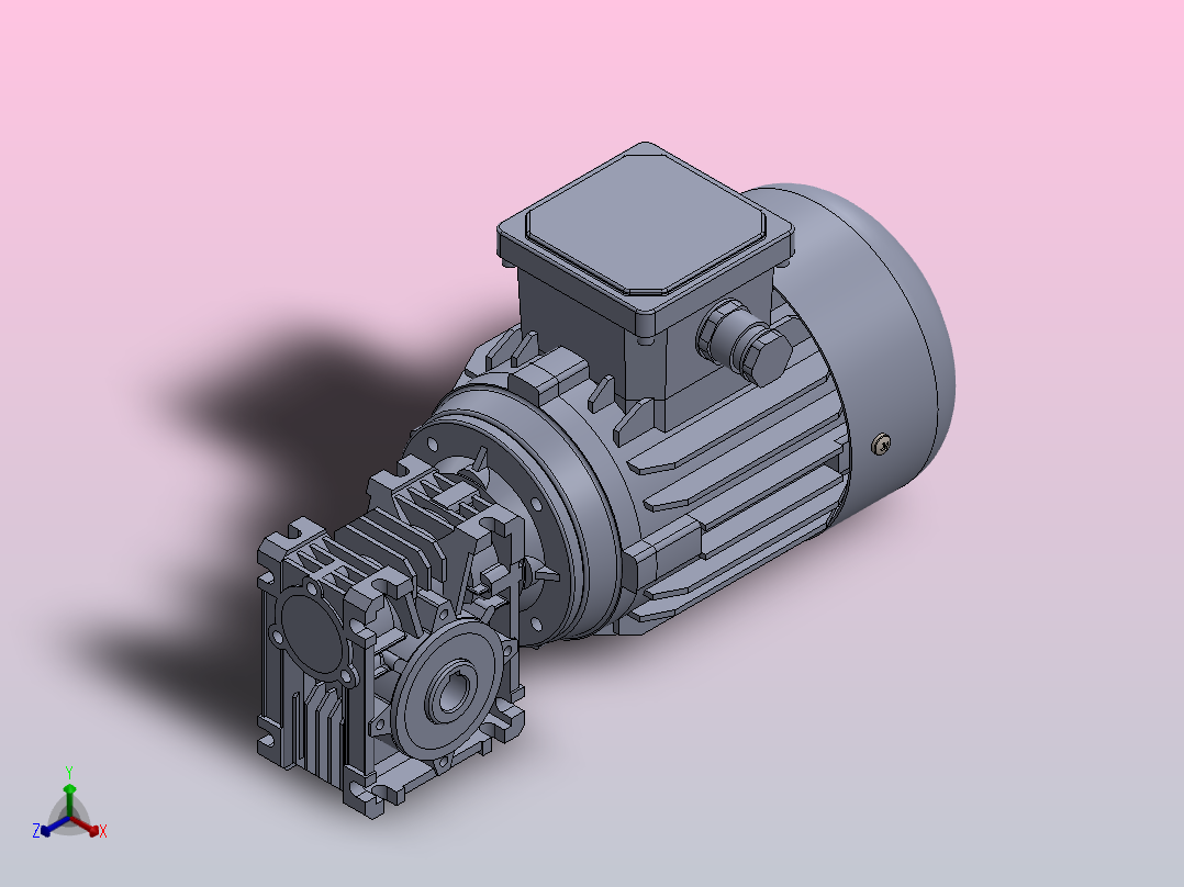 简单输送机1000mm正等轴测图