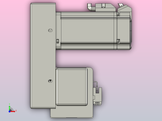 皮带直线轴半封闭可选导轨TPA-HNB-65S-90-L2050-LU-Y-P10-N3前视缩略图