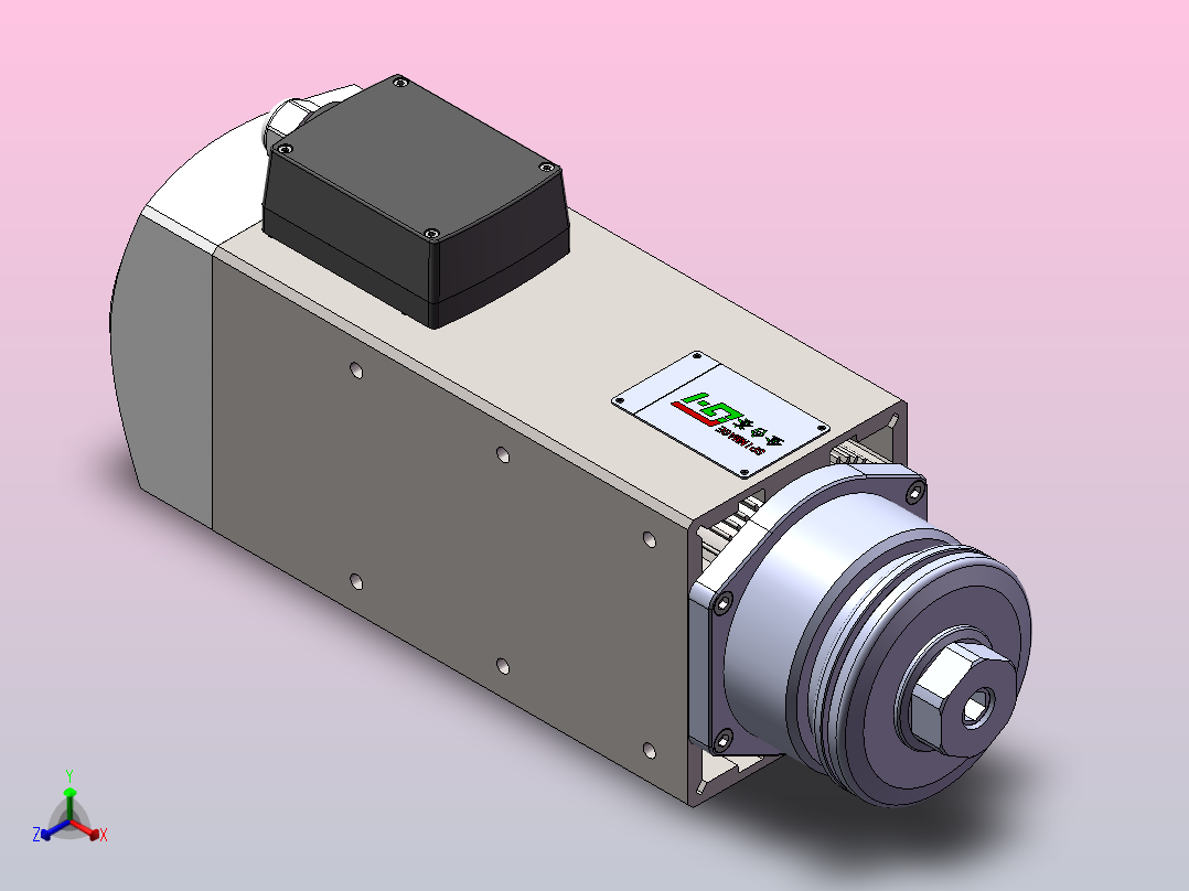 JTH6068B-SCF30(中线盒)  精密锯切电机[JTH6068B-S09P3.00-SCF30]主视图