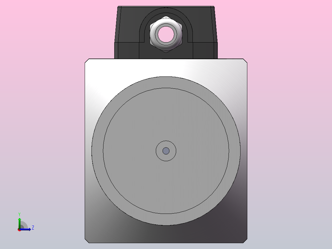 JTH6068B-SCF30(中线盒)  精密锯切电机[JTH6068B-S09P3.00-SCF30]左视图