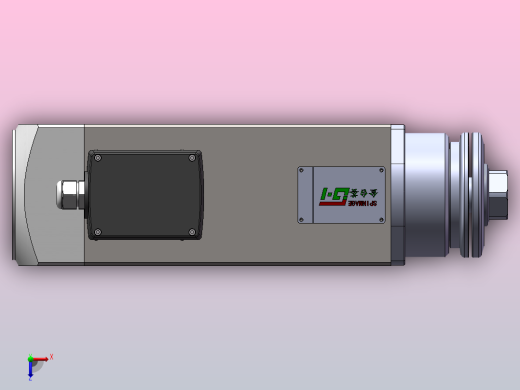JTH6068B-SCF30(中线盒)  精密锯切电机[JTH6068B-S09P3.00-SCF30]俯视缩略图