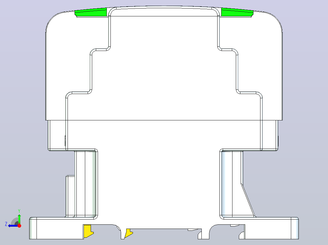NCX1-40～65交流接触器三维模型202203右视图