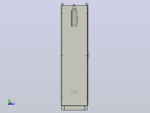 控制柜+控制箱+墙座+90箱体连接器+中间连接器左视缩略图