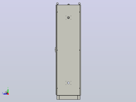 控制柜+控制箱+墙座+90箱体连接器+中间连接器右视缩略图