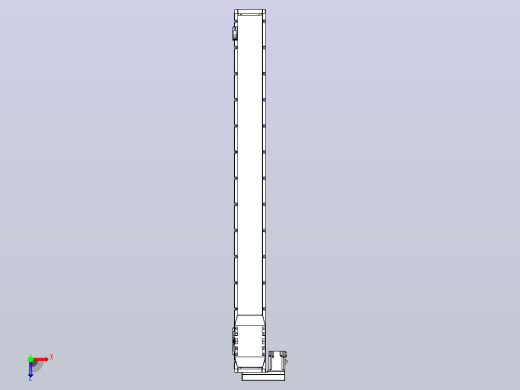 滚珠丝杠直线轴内置导轨TPA-GCR-120-1610C-L1150-ML-M40-N3俯视缩略图