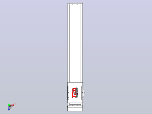 滚珠丝杠直线轴带导轨全封闭TPA-HCR-110D-1610C-L550-MP-Y-P40-N3俯视缩略图