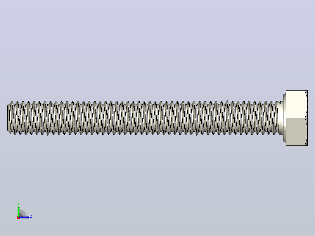 DIN_EN_ISO_4017_M5x40.ipt六角螺栓左视图