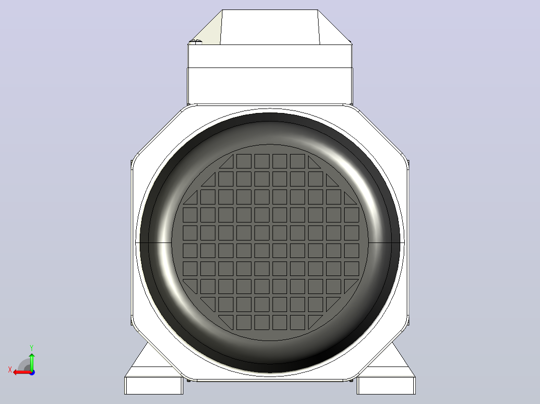 IM B3 H56-90通用电机[YS-711-4-B3]后视图