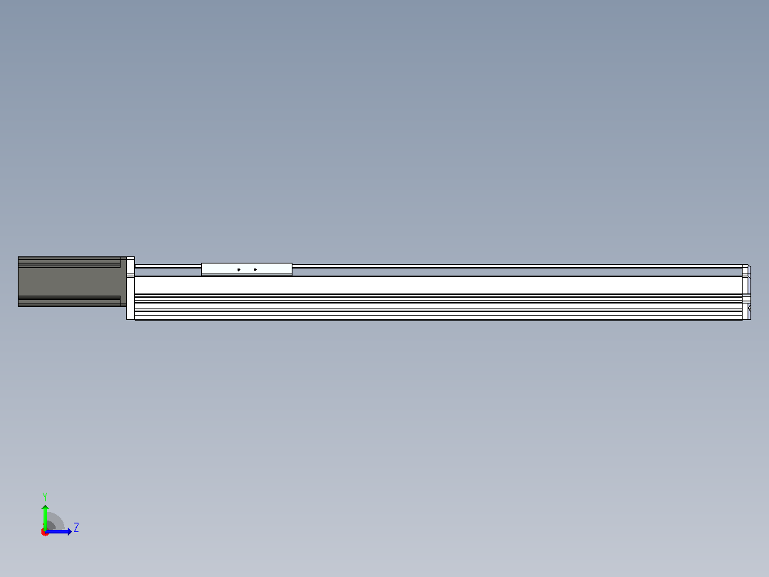 BSD68S-P10-S500-MN-CM丝杆模组左视图
