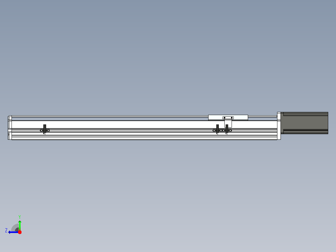 BSD68S-P10-S500-MN-CM丝杆模组右视图