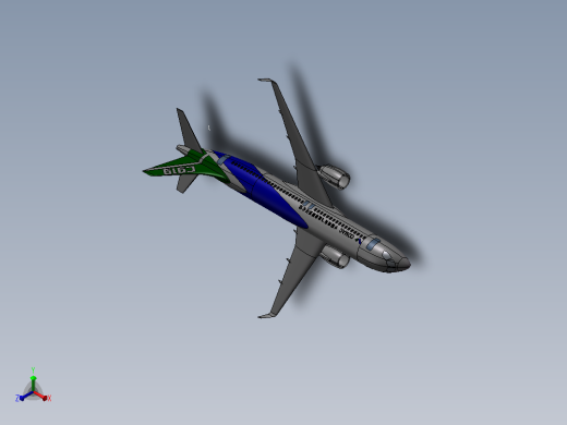 C919大飞机正等轴测缩略图