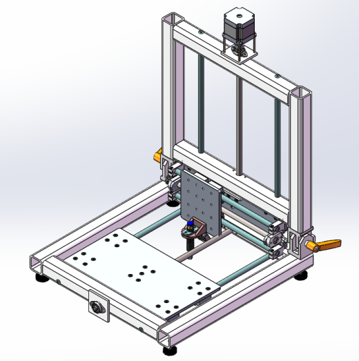 可折叠3D打印机三维SW+二维CAD缩略图