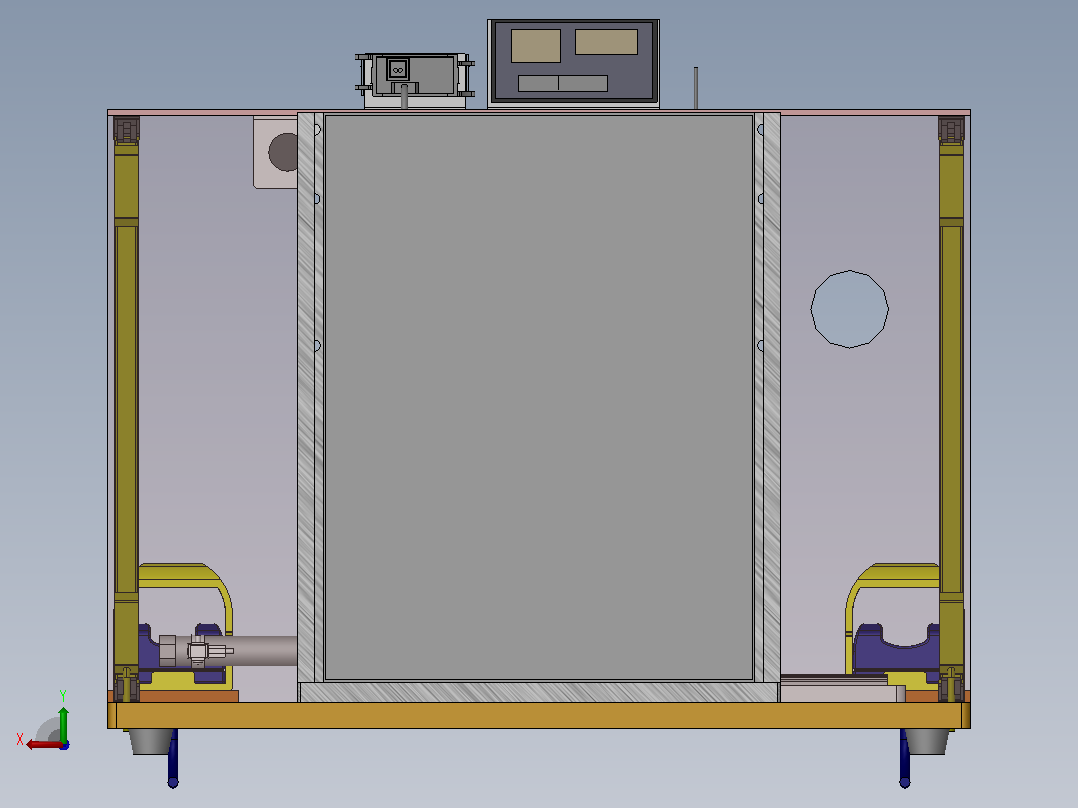 接插件PCB电路板压装工装后视图