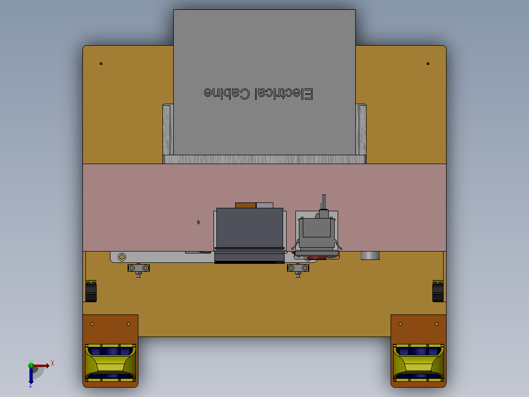 接插件PCB电路板压装工装俯视图