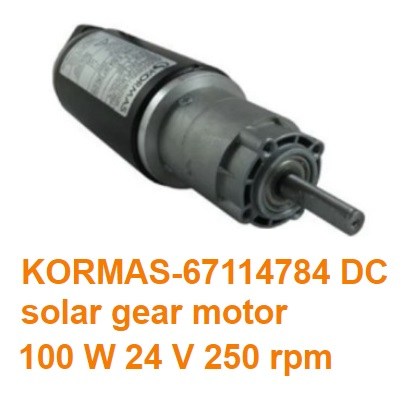 KORMAS-67114784 DC太阳能齿轮马达100 W 24 V 250 rpm缩略图