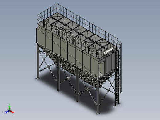 PPCS96-8气箱式脉冲袋式除尘器
