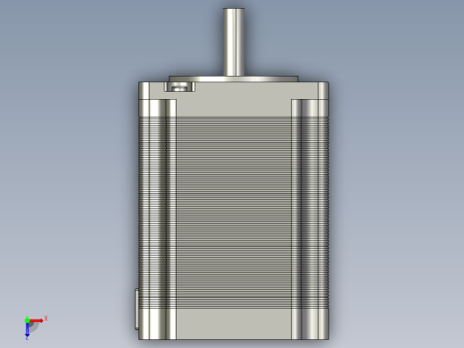 步进电机、实测图3D模型俯视缩略图