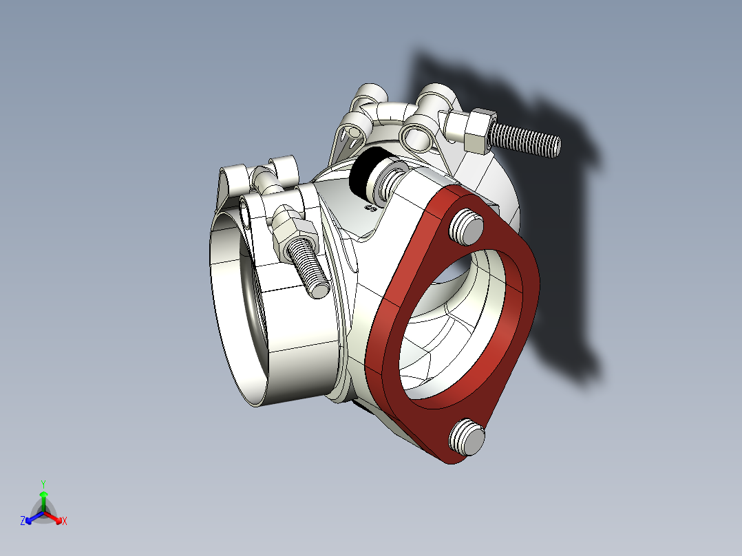 歧管组件3D模型