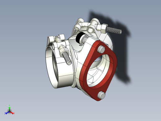 歧管组件3D模型