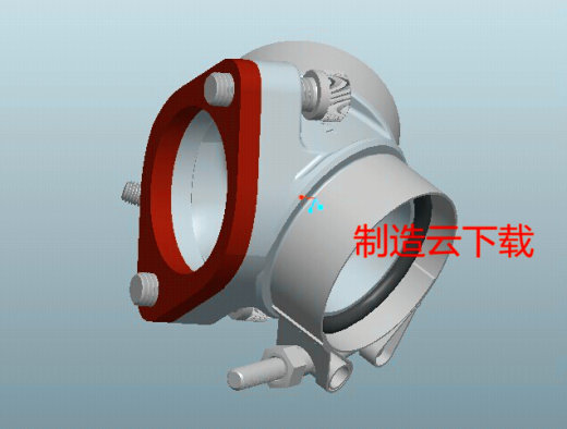 歧管组件3D模型缩略图