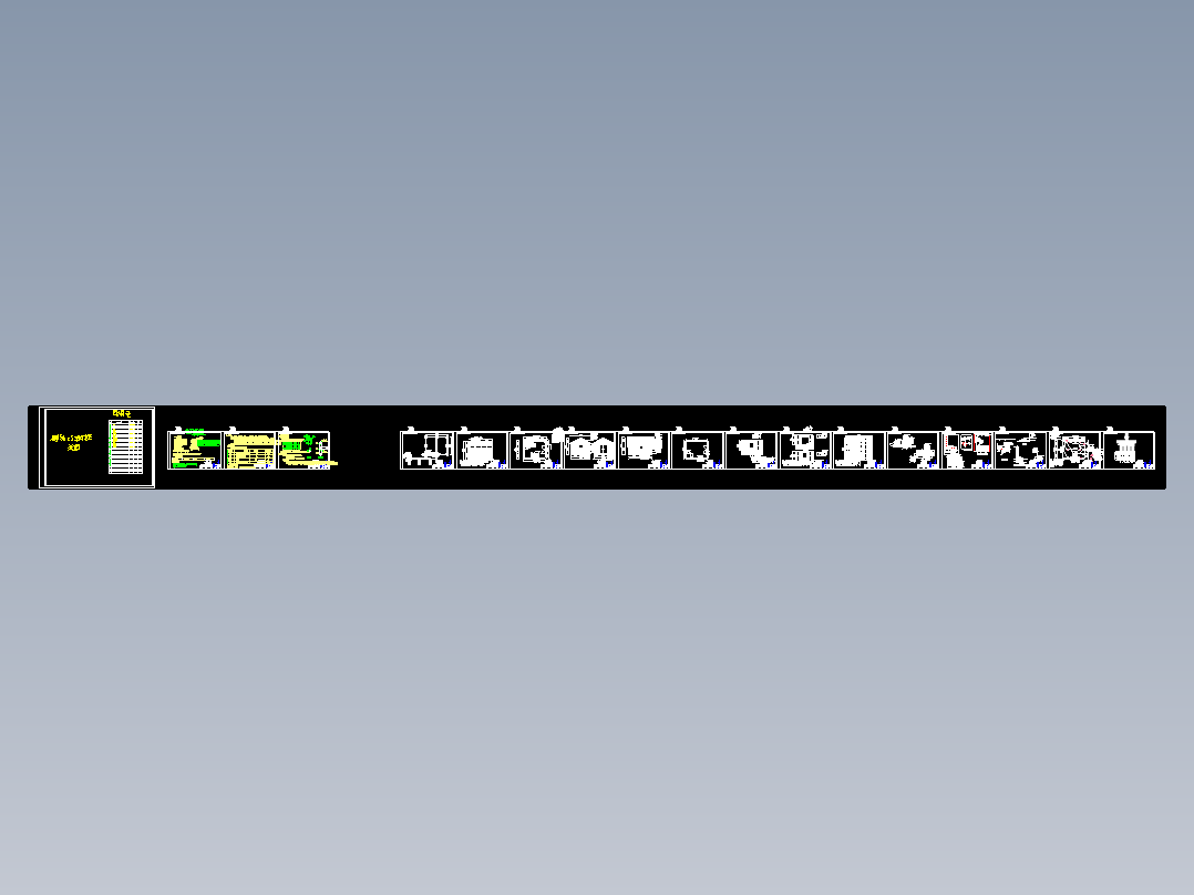 北方滑雪场轻型木结构体系小木屋建筑设计图CAD