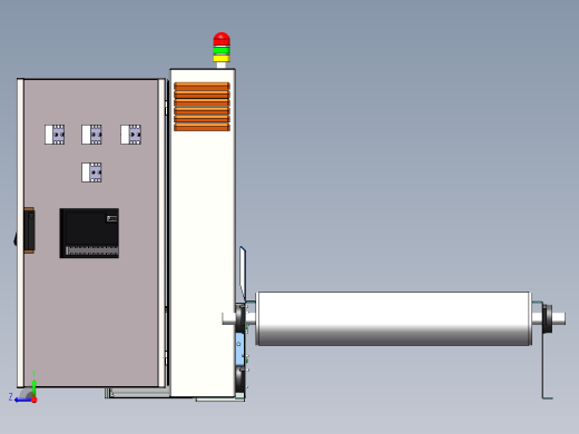 solidworks 钣金MCC控制箱右视缩略图