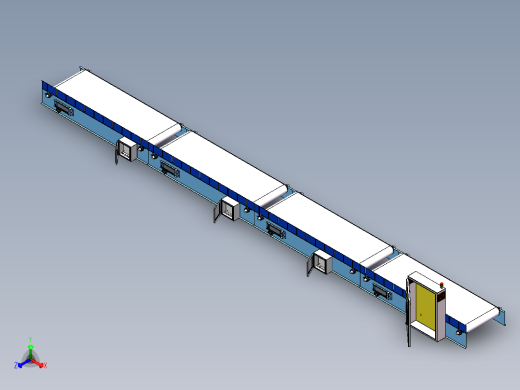 solidworks 钣金MCC控制箱正等轴测缩略图